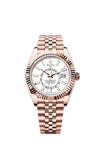 Rolex - 336935-0007 Sky-Dweller Everose / White / Jubilee
