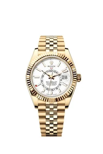 Rolex - 336938-0006 Sky-Dweller Yellow Gold / White / Jubilee