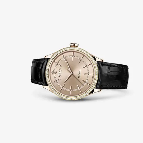 Rolex - 50705rbr-0010 Cellini Time Everose Diamond Pink