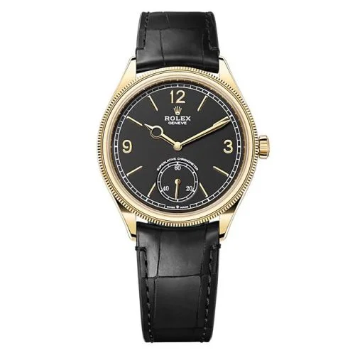 Rolex - 52508-0002 Perpetual 1908 39 Yellow Gold / Black