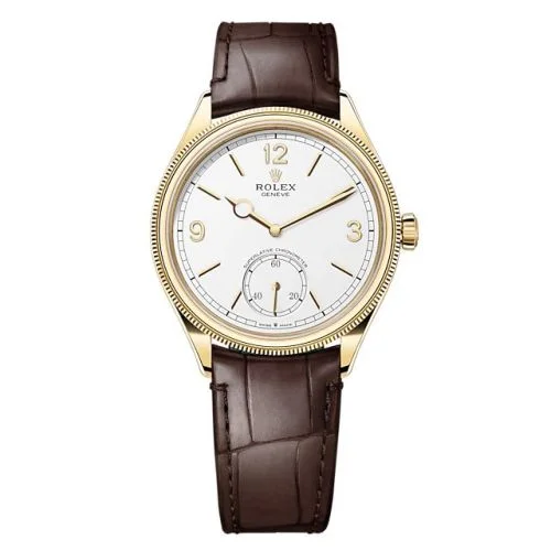 Rolex - 52508-0006 Perpetual 1908 39 Yellow Gold / White