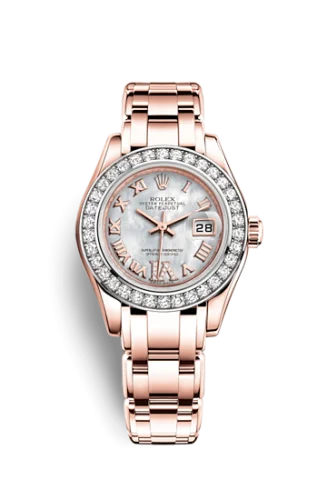 Rolex - 80285-0009 Datejust Pearlmaster 29 Everose Diamond / MOP Roman