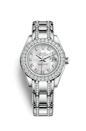 Rolex - 80299-0010 Datejust Pearlmaster 29 White Gold Diamond / MOP Diamond