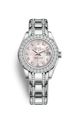 Rolex - 80299-0018 Datejust Pearlmaster 29 White Gold Diamond Mother of Pearl Diamond