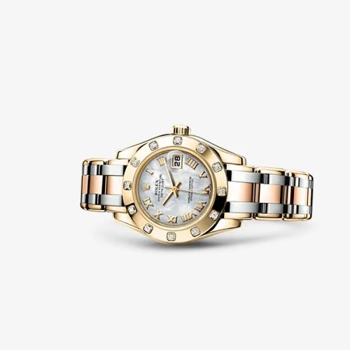 Rolex - 80318-0056 Datejust Pearlmaster 29 Tridor 12 Diamond Mother of Pearl Roman