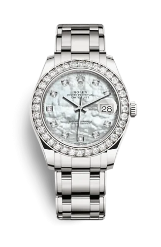 Rolex - 86289-0001 Datejust Pearlmaster 39 White Gold Diamond / MOP Diamond