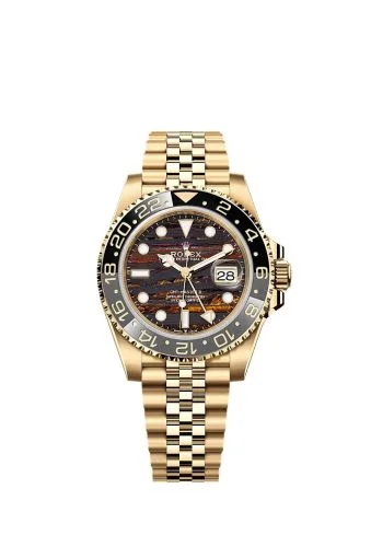 Rolex - 126718GRNR-0002 GMT-Master II Yellow Gold / GRNR / Tiger Iron / Jubilee