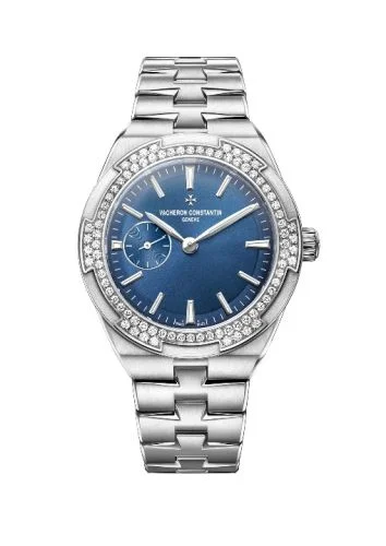 Vacheron Constantin - 2305V/100A-B170 Overseas Small Stainless Steel / Diamond / Blue