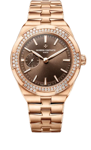 Vacheron Constantin - 2305V/100R-B434 Overseas Small Pink Gold / Brown / Bracelet