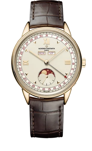 Vacheron Constantin - 3100V/000R-B359 Historiques Triple Calendrier 1948 Pink Gold / Silver / Red
