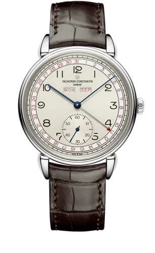 Vacheron Constantin Vacheron Constantin - 3110V/000A-B425 Historiques Triple Calendrier 1942 Stainless Steel / Silver / Burgundy