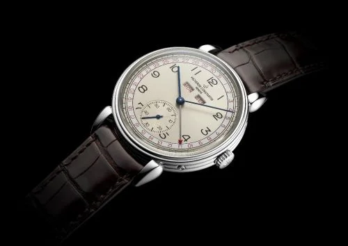 Vacheron Constantin Vacheron Constantin - 3110V/000A-B425 Historiques Triple Calendrier 1942 Stainless Steel / Silver / Burgundy