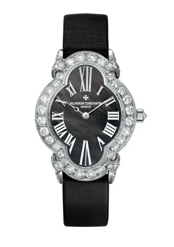 Vacheron Constantin - 37640/000G-B659 Heures Créatives Romantique White Gold - Diamond / Black MOP