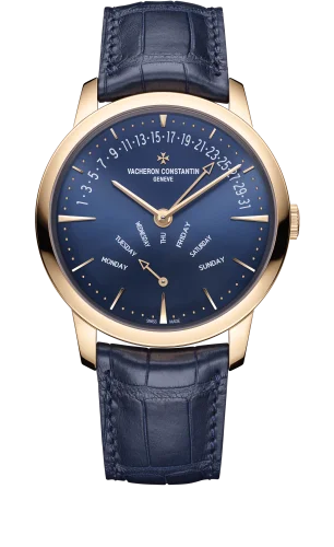 Vacheron Constantin Patrimony Retrograde Day-Date Pink Gold / Blue
