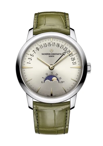 Vacheron Constantin Vacheron Constantin - 4010U/000G-H070 Patrimony Moon Phase and Retrograde Date White Gold / Silver