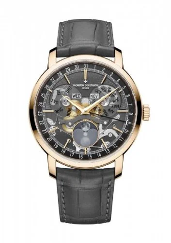 Vacheron Constantin - 4020T/000R-B654 Traditionnelle Complete Calendar Openface Pink Gold