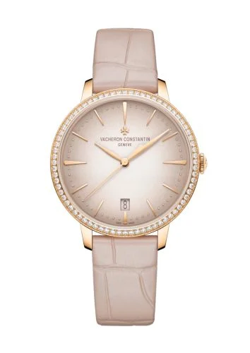 Vacheron Constantin - 4115U/000R-B907 Patrimony Self-Winding 36.5 Rose Gold - Diamond / Pink