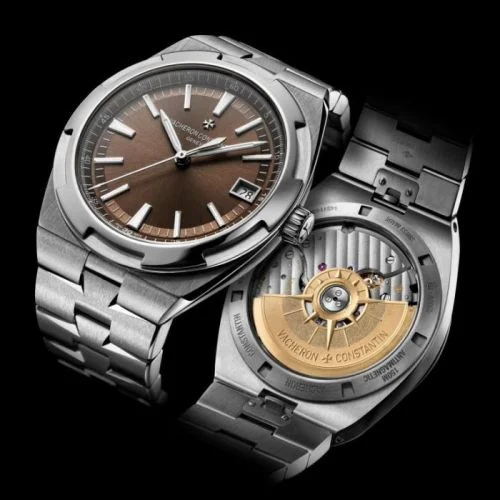 Vacheron Constantin Vacheron Constantin - 4500V-110A-B146 Overseas Date Stainless Steel / Brown