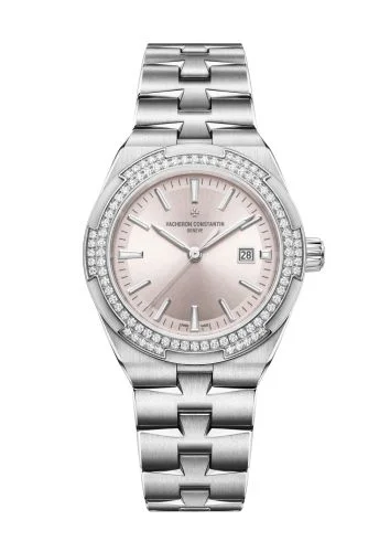 Vacheron Constantin - 4605V/200A-B971 Overseas Automatic 35 Stainless Steel - Diamond / Silver / Bracelet