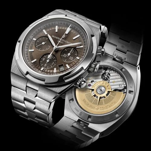 Vacheron Constantin Vacheron Constantin - 5500V-110A-B147 Overseas Chronograph Stainless Steel / Brown