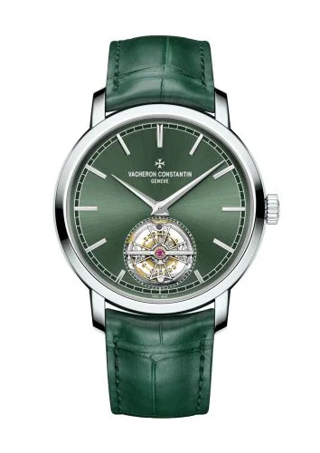 Vacheron Constantin - 6000T/000P-H025 Traditionnelle Tourbillon Platinum / Green