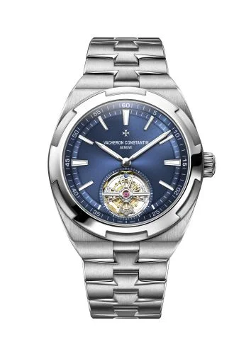 Vacheron Constantin - 6000V/110A-B544 Overseas Tourbillon Stainless Steel / Blue