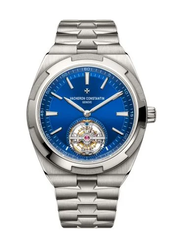 Vacheron Constantin - 6000V/210T-H032 Overseas TourbillonTitanium / Blue