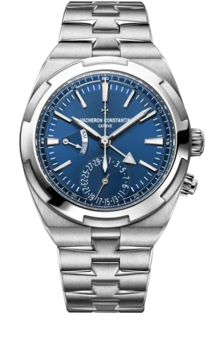 Vacheron Constantin Overseas Dual Time Stainless Steel / Blue