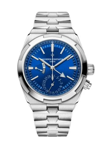 Vacheron Constantin Overseas Dual Time Stainless Steel / Blue