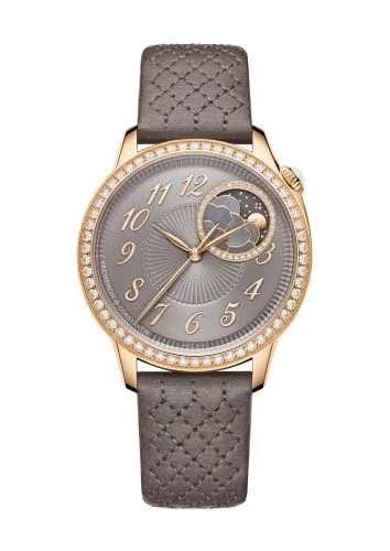 Vacheron Constantin - 8005F/000R-B958 Égérie Moonphase 37 Pink Gold - Diamond / Taupe