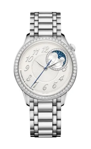 Vacheron Constantin - 8005F/120A-B497 Égérie Moonphase 37 Stainless Steel / Diamond / Silver / Bracelet
