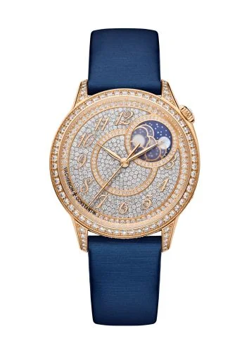Vacheron Constantin - 8006F/000R-B976 Égérie Moonphase 37 Rose Gold - Diamond / Diamond