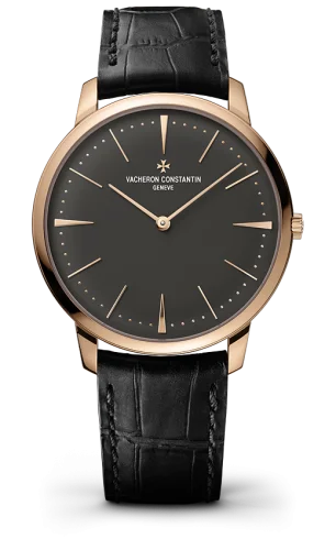 Vacheron Constantin - 81180/000R-9162 Patrimony Contemporaine 40 Manual-Winding Pink Gold / Anthracite