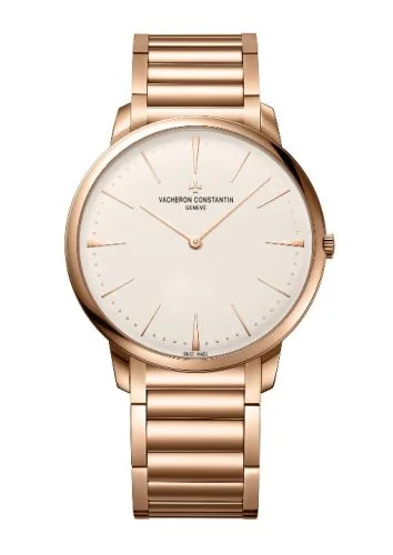 Vacheron Constantin - 81180/CB1R-9159 Patrimony Contemporaine 40 Manual-Winding Pink Gold / Silver / Bracelet