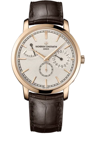 Vacheron Constantin - 83020/000R-9909 Traditionnelle Manual-Winding Date and Power Reserve Pink Gold / Silver
