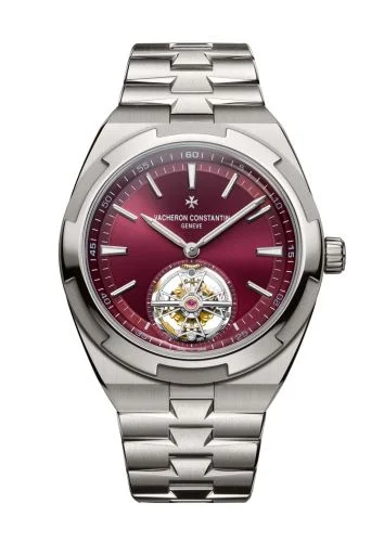 Vacheron Constantin - 6000V/210T-H179 Overseas Tourbillon Titanium / Red